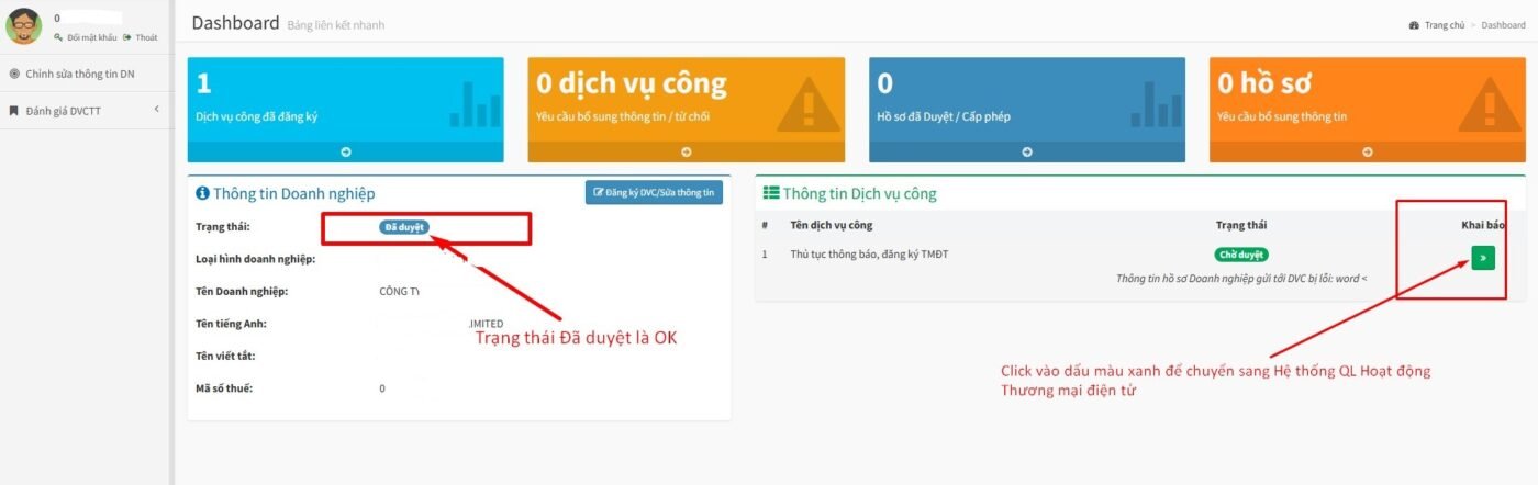 Chuyển sang hệ thống Quản lý hoạt động TMĐT