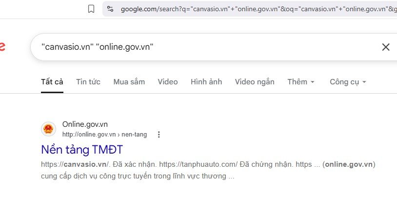 kiểm tra bằng Google