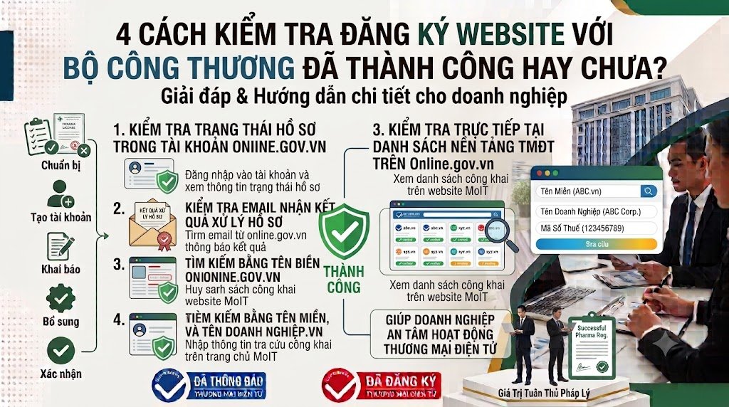 4 Cách Kiểm Tra Đăng Ký Website với Bộ Công Thương Đã Thành Công Hay Chưa?