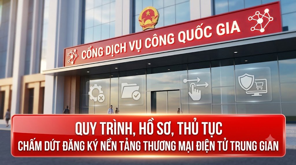 Quy trình, hồ sơ, thủ tục chấm dứt đăng ký nền tảng thương mại điện tử trung gian