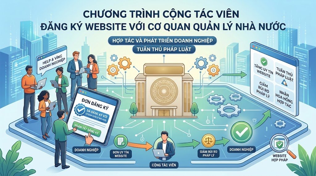 Chương trình cộng tác viên đăng ký website với Bộ Công Thương