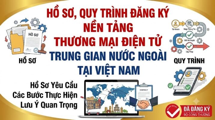Hồ sơ, quy trình đăng ký nền tảng thương mại điện tử trung gian nước ngoài tại Việt Nam