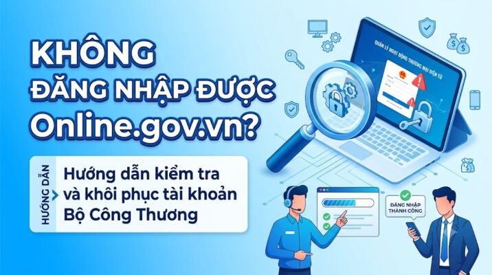Không đăng nhập được Online.gov.vn? Hướng dẫn kiểm tra và khôi phục tài khoản Bộ Công Thương