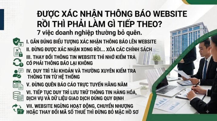 Được xác nhận thông báo website rồi thì phải làm gì tiếp theo? 7 việc doanh nghiệp thường bỏ quên