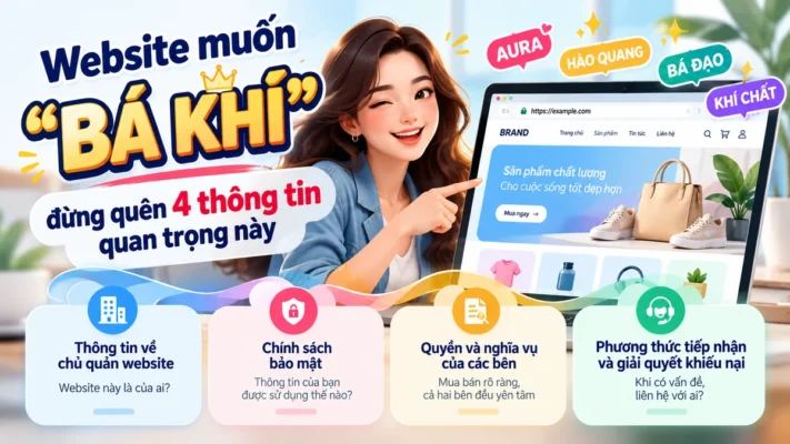 Website muốn “bá khí”, đừng quên 4 thông tin quan trọng này