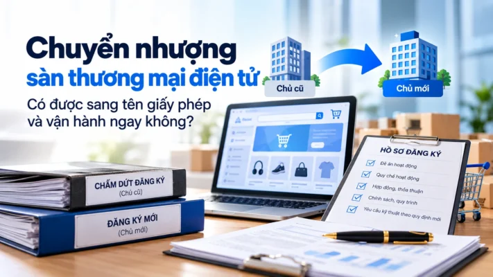 Chuyển nhượng sàn thương mại điện tử: Có được sang tên giấy phép và vận hành ngay không?